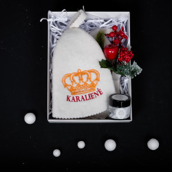 Dovanų rinkinys ŠVIESŪS KARALIAI dovanų dėžutėje. Kepurės ir mentolio kristalai 