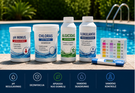 5 svarbiausios baseino chemijos priemonės