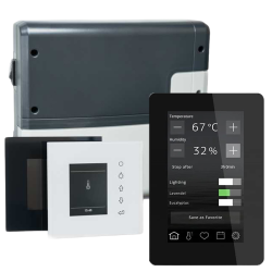 Valdymo pultai pirties krosnelėms su garu