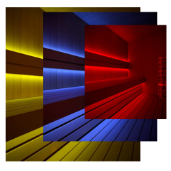 LED apšvietimas pirtims