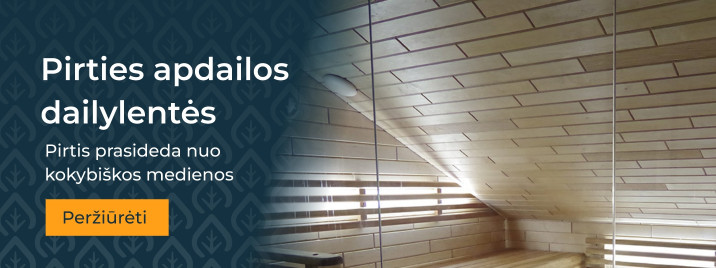 Pirties apdailos dailylentės