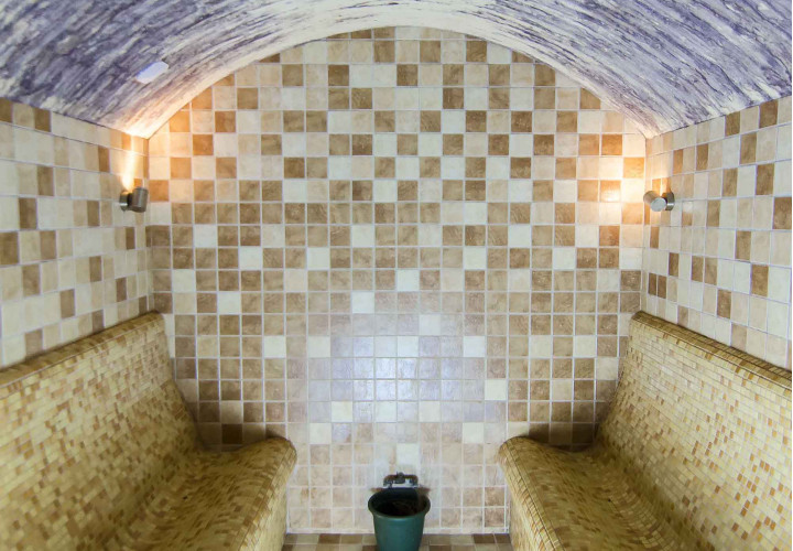 Garinės pirties renovacija Račkauskų sodyboje "Agluonoje"