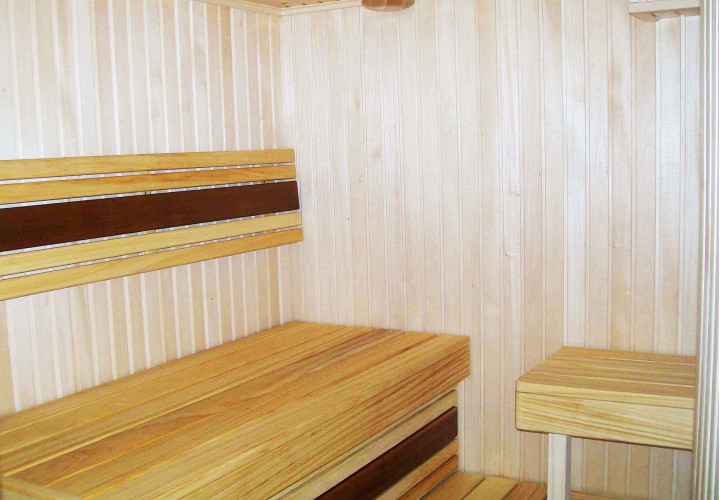 Sauna su kombinuota krosnele