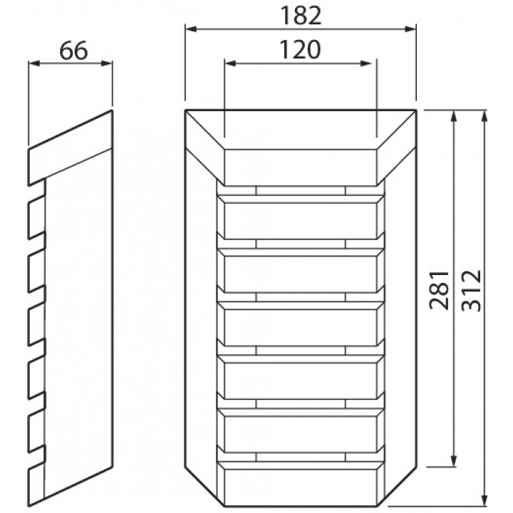 Saunaled LED lempa 180TRL 8W