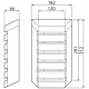 Saunaled LED lempa 180TRL 8W