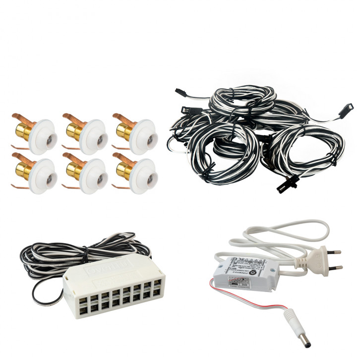 Saunos apšvietimas LedLite 6, baltas