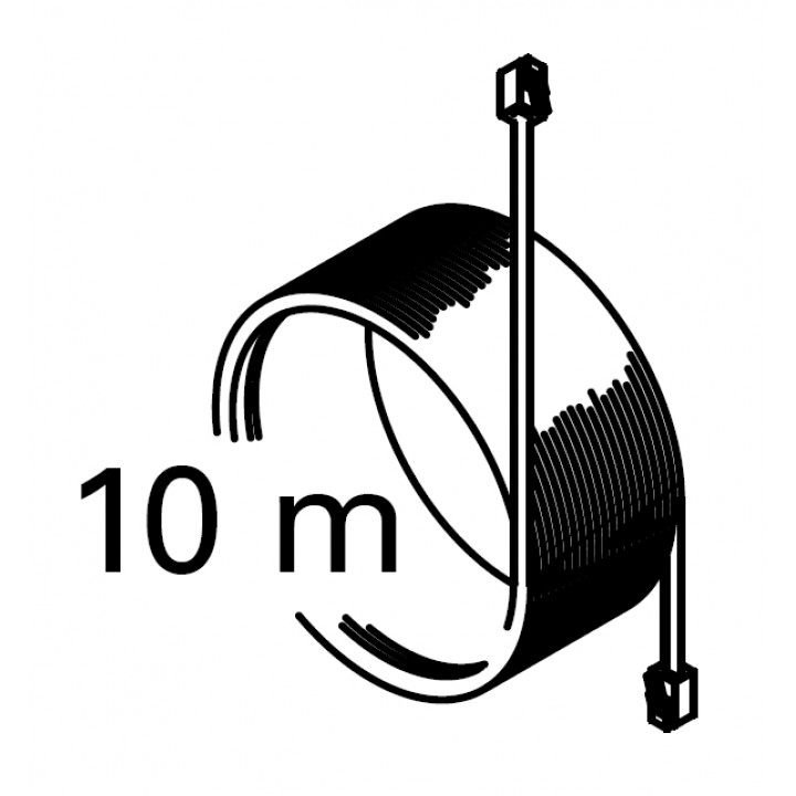 Atsarginės dalys - HARVIA valdymo pulto kabelio prailginimas, 10 m