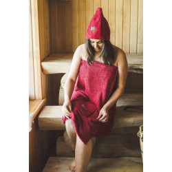 Prijuostė moteriška - BORDO  Prijuostė moteriška - BORDO