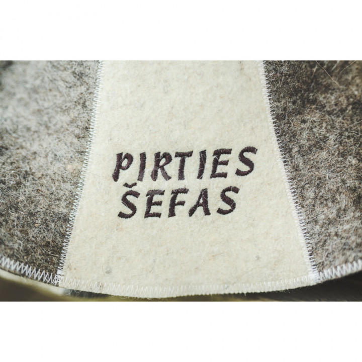 Pirties kepurė - PIRTIES ŠEFAS, dryžuota