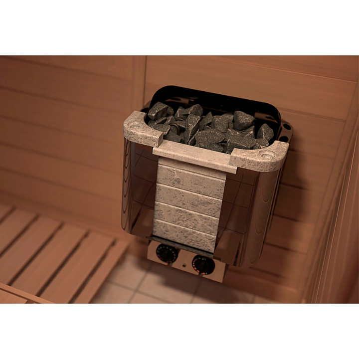 Elektrinė pirties krosnelė – SAWOTEC Cumulus, su valdymo pultu
