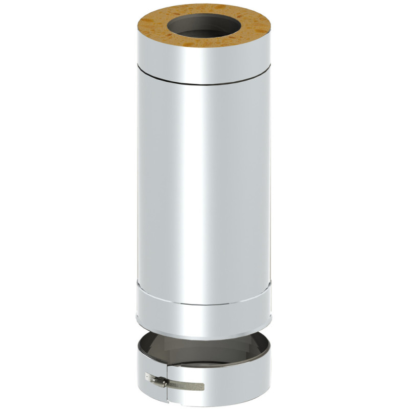 KASTOR izoliuotas dūmtraukio prailginimas, 500 mm