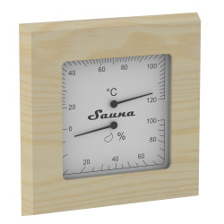 SAWO termo-higrometras 225-TH, pušis 