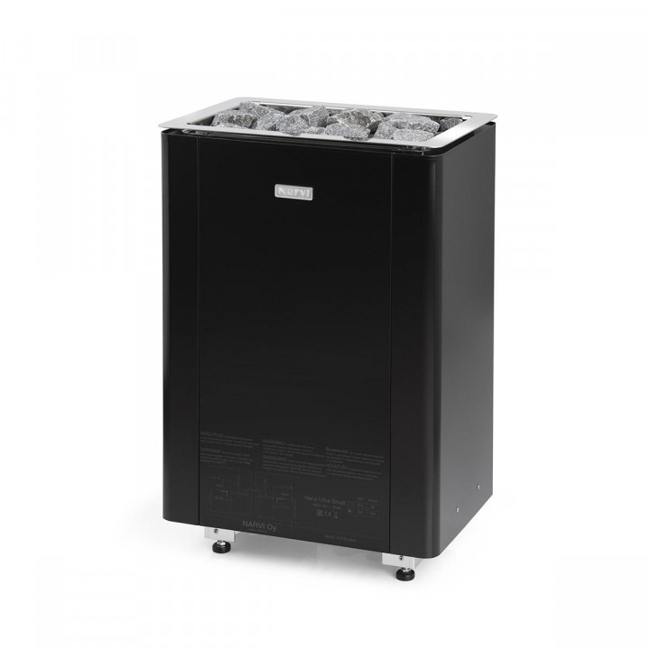Elektrinė pirties krosnelė - Narvi Ultra Small 6.0 kW, juoda