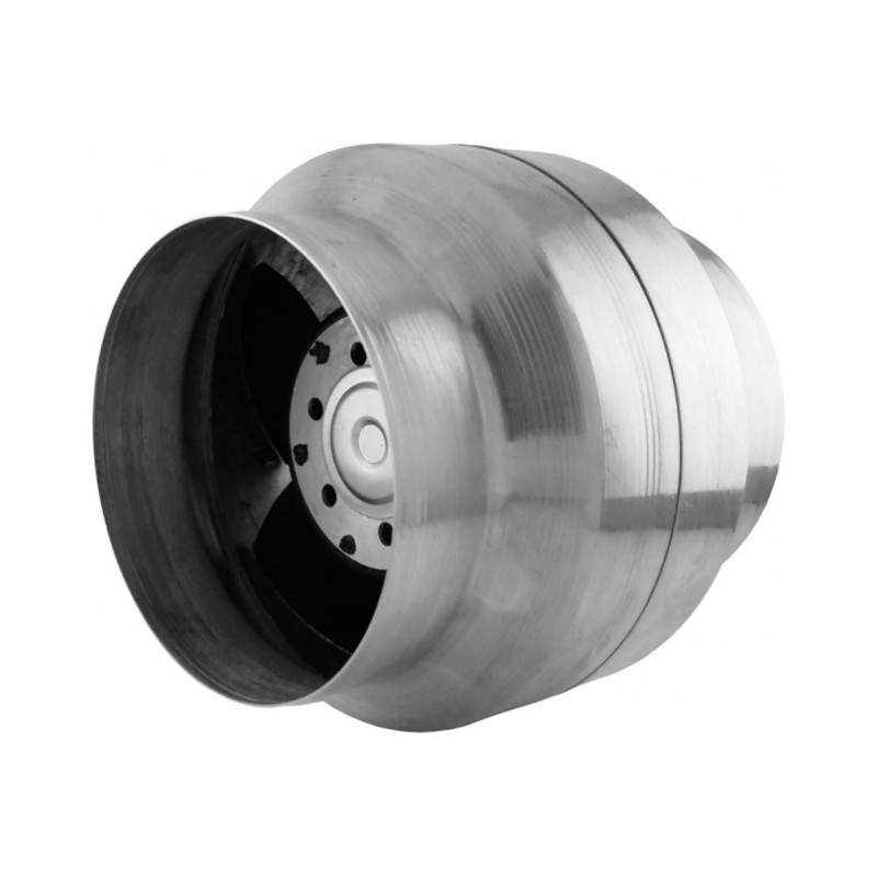 Ventiliatorius pirčiai VOK-T 150°C, 135/Ø100mm, su atbuliniu vožtuvu