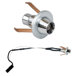 Saunos apšvietimas LedLite 1, sidabrinis  Saunos apšvietimas LedLite 1, sidabrinis