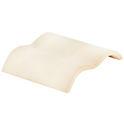 SAWO medinis banguotas pogalvis 515-A, drebulė  SAWO medinis banguotas pogalvis 515-A, drebulė