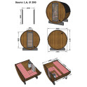 Pirties namelis - Terrace sauna - 4 Pirties namelis - Terrace sauna - 4