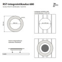 Krosnelės apvadas 680 - IKI Pilari krosnelei - 3 Krosnelės apvadas 680 - IKI Pilari krosnelei - 3