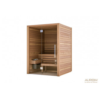Auroom pirties kabina, 150x150x205cm, vitrininė siena