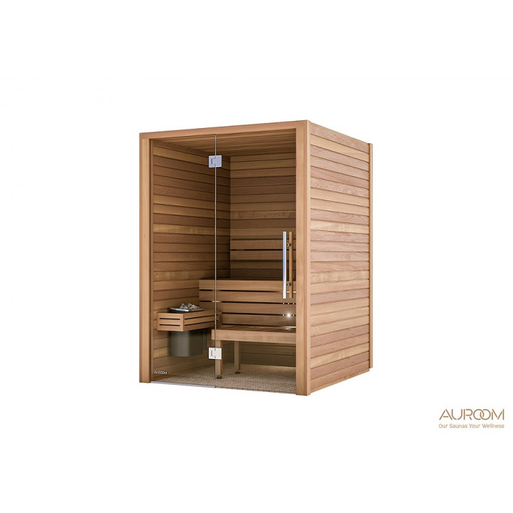Auroom pirties kabina, 150x150x205cm, vitrininė siena