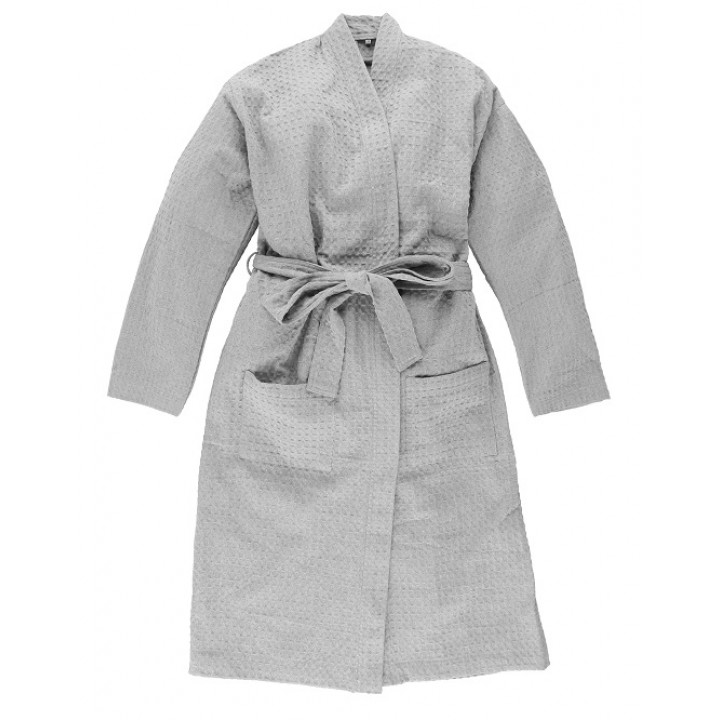 Chalatas, L/XL, Šviesiai pilkas