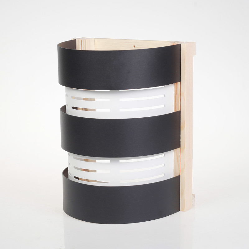 SAUFLEX gaubtas šviestuvui, juoda, balta