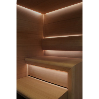 CARIITTI Sauna Linear Glass - optinio apšvietimo tvirtinimas