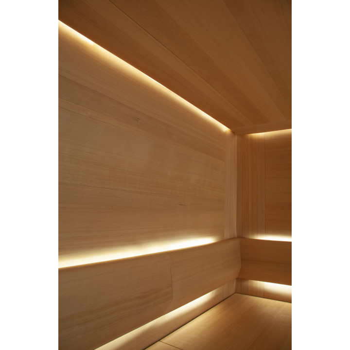 CARIITTI Sauna Linear Glass - optinio apšvietimo tvirtinimas