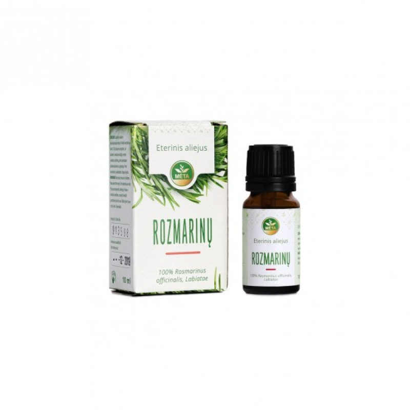 Rozmarinų eterinis aliejus, 10 ml Rozmarinų eterinis aliejus, 10 ml