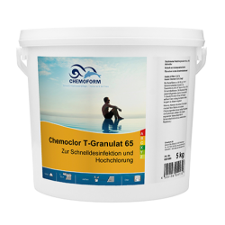 Greito tirpimo chloras granulėmis, 5 kg  Greito tirpimo chloras granulėmis, 5 kg