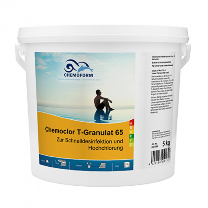 Greito tirpimo chloras granulėmis, 5 kg