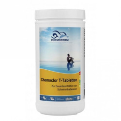 Lėto tirpimo chloras CHEMOCLOR T-Tabletės po 20 g, 1 kg