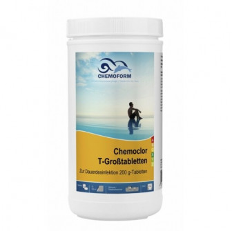 Lėto tirpimo chloras CHEMOCLOR T-Tabletės po 200 g, 1 kg