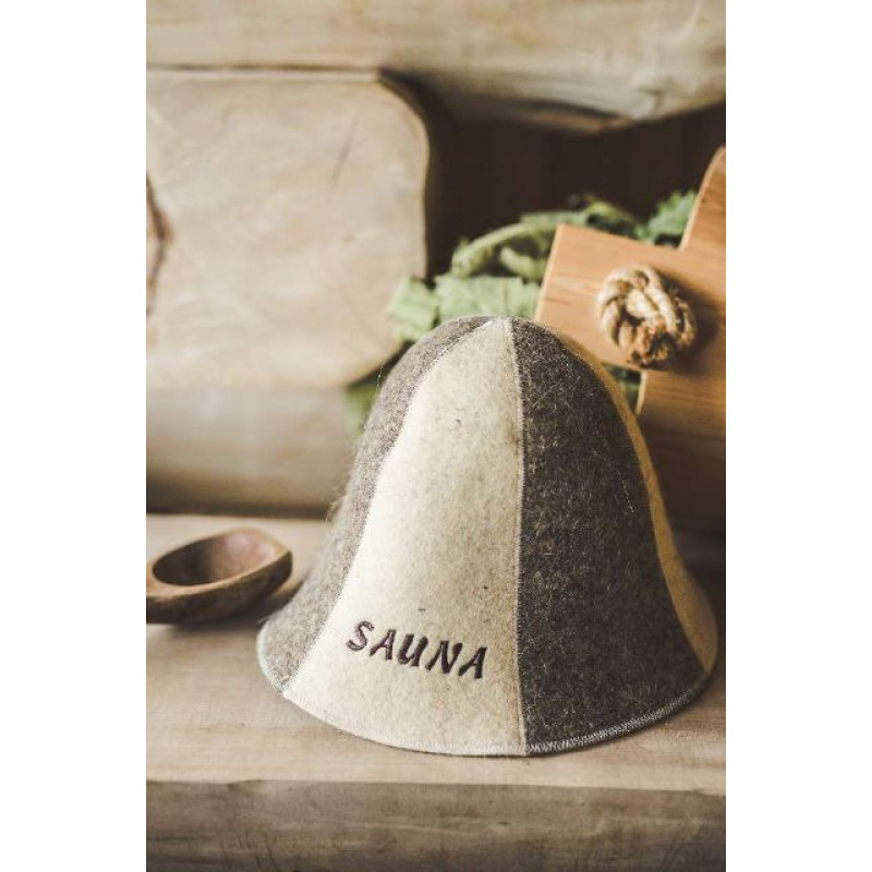 Pirties kepurė - SAUNA, dryžuota