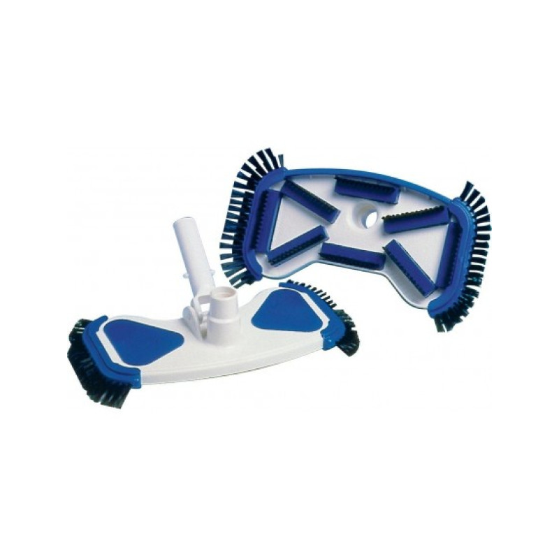 DE LUX 280 mm siurblio šepetys su šoniniais šepetėliais, 32/38 mm jungtis