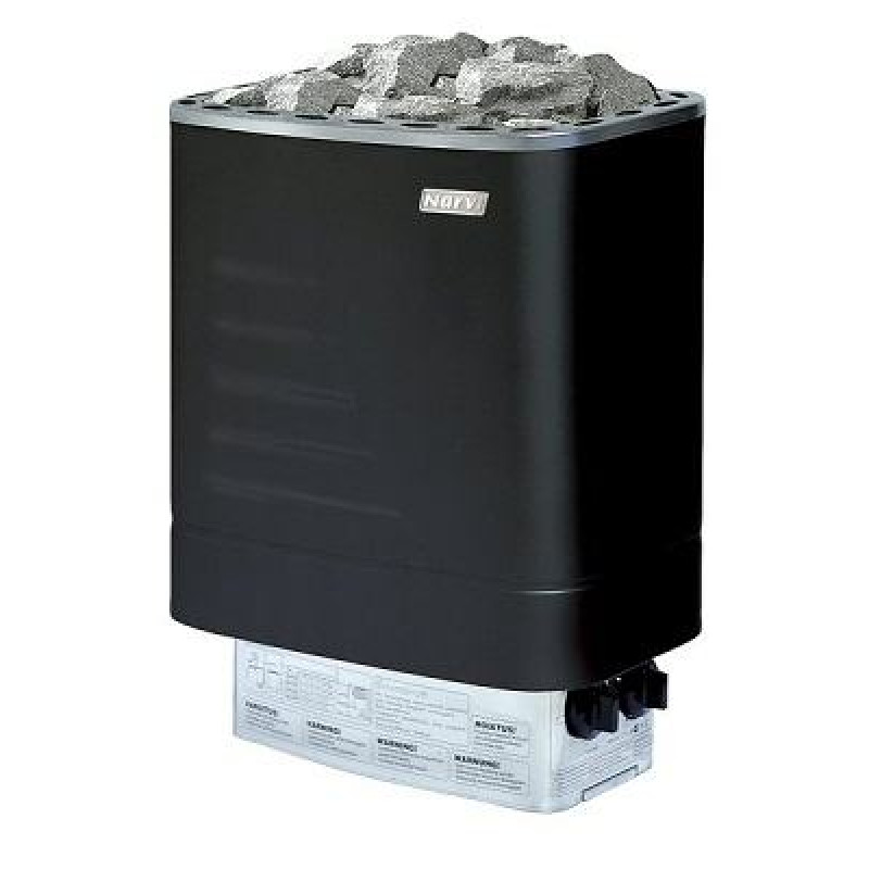 Elektrinė pirties krosnelė - NARVI NM, juoda 9 kW