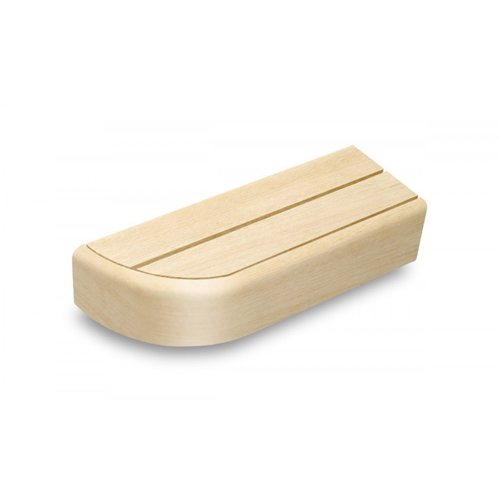 Galinis gulto elementas moduliniams pirties gultams, Drebulės mediena, 600, Į kairę pusę