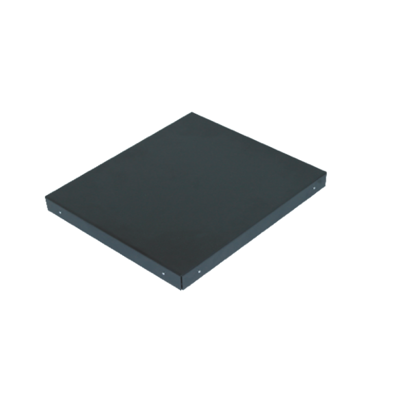 Apsauginis padas malkinei krosnelei, nerūdijančio plieno, juodas