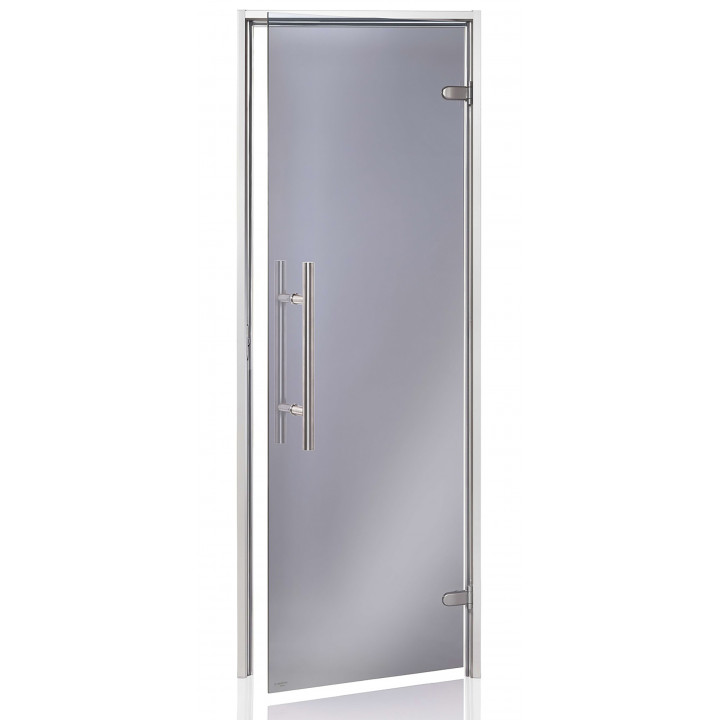 AD LIGHT stiklinės durys turkiškoms pirtims, 80 x 200, Pilka