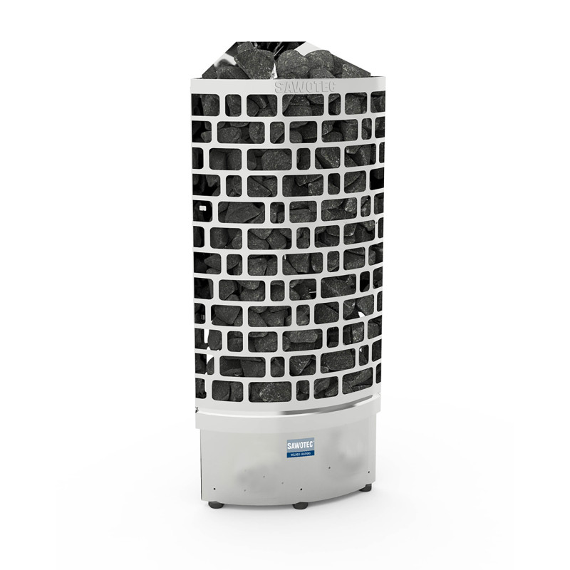 Elektrinė pirties krosnelė – SAWOTEC Ari Corner 9 kW, be valdymo pulto