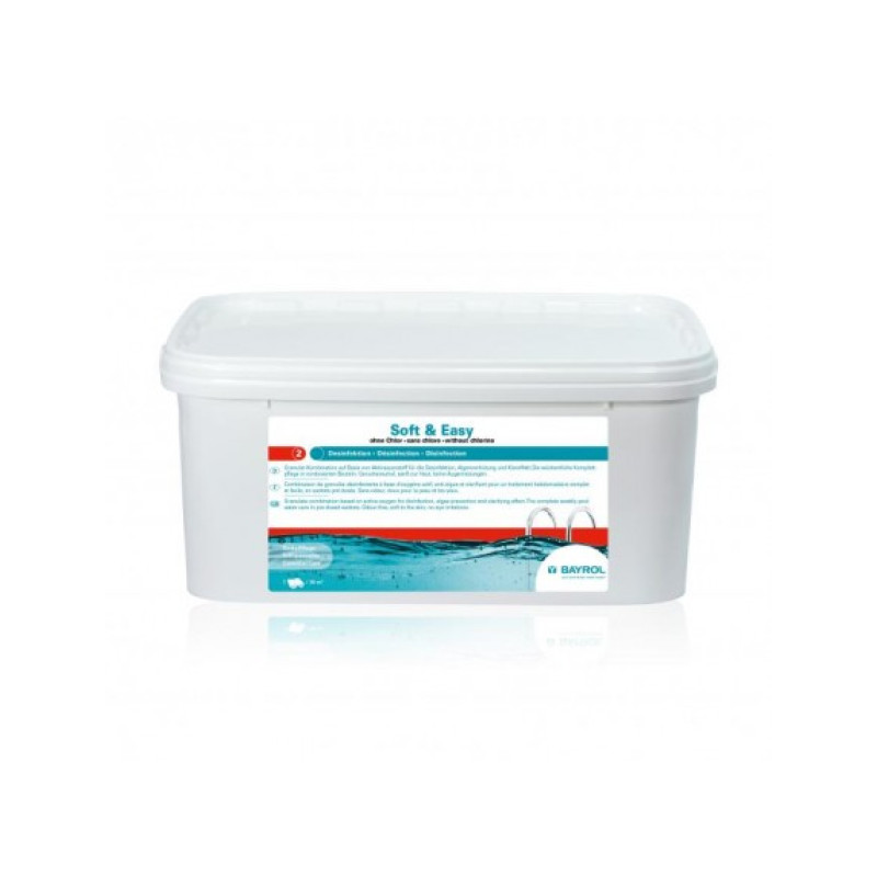 Baseinų priežiūros priemonė BE CHLORO Soft & Easy, 4,48 Kg