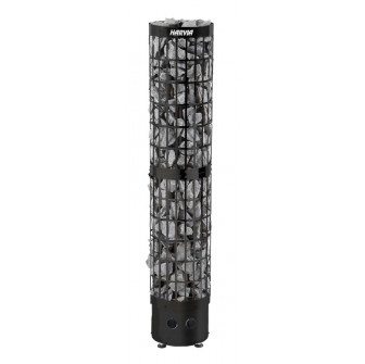 Elektrinė pirties krosnelė - HARVIA Cilindro Black Steel PC66 6,6 kW
