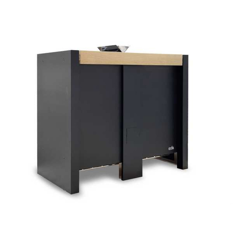 Elektrinė pirties krosnelė - EOS Herkules XL S120 HD 18kw, juoda