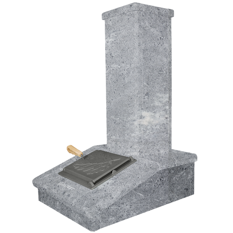 Akmeninė kamino apdaila, Muilo akmuo, 790 mm