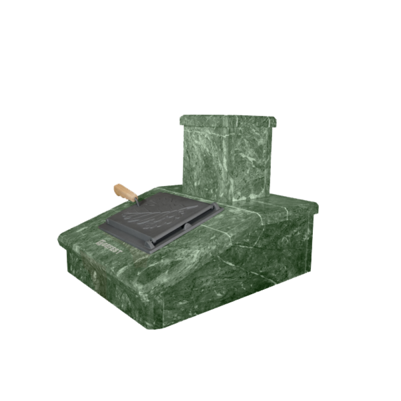 Akmeninė kamino apdaila, serpentine, 290 mm