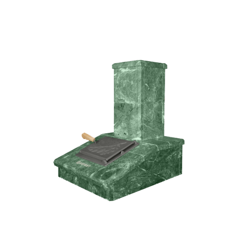 Akmeninė kamino apdaila, serpentine, 540 mm