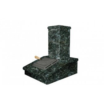 Akmeninė kamino apdaila, Serpentinas, 540 mm