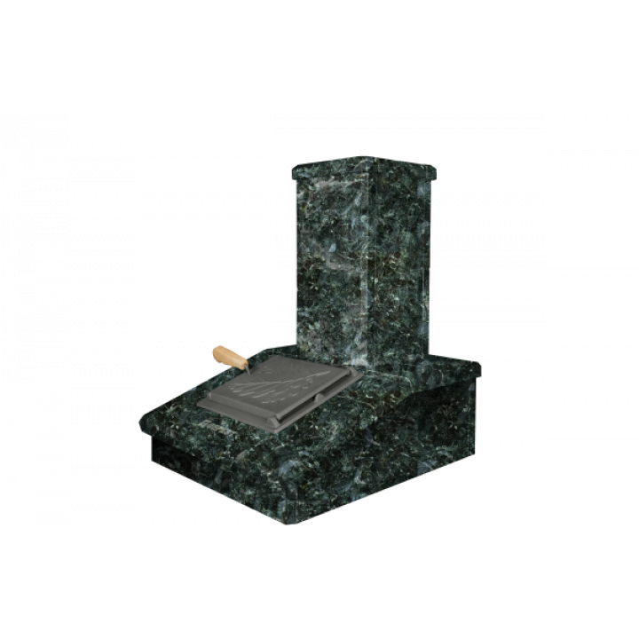 Akmeninė kamino apdaila, Serpentinas, 540 mm