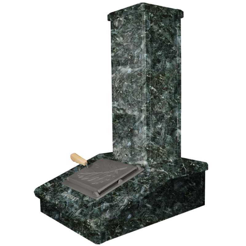 Akmeninė kamino apdaila, Serpentinas, 790 mm