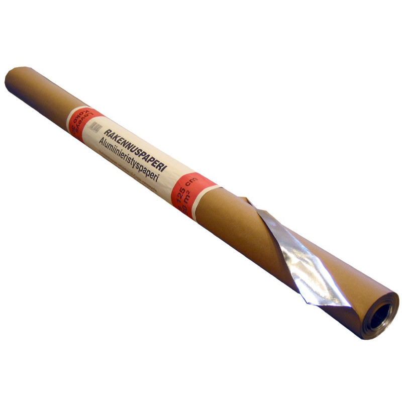 Aliuminio popierius HARVIA, 1,25/30 m2